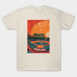 Midcentury Miami Marlins Stadium T-Shirt